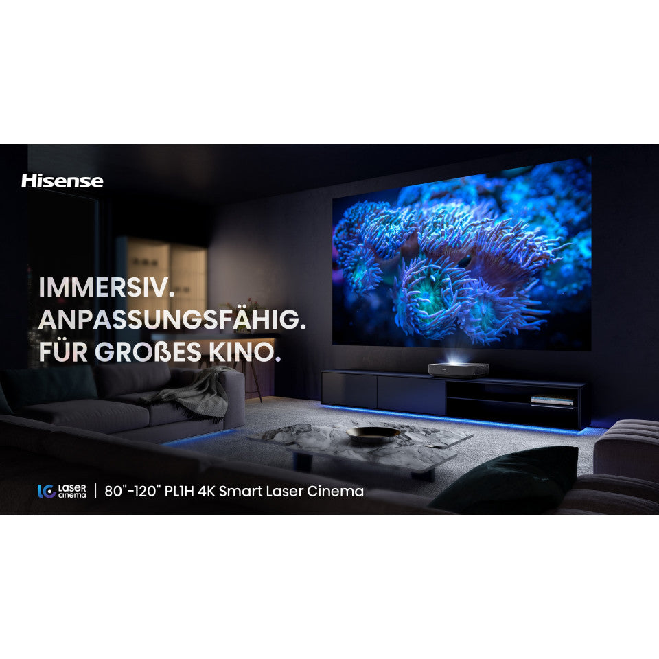 Hisense PL1 Laser TV Ultrakurzdistanz-Beamer