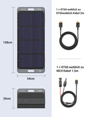 UGREEN Faltbares Solarpanel 100W