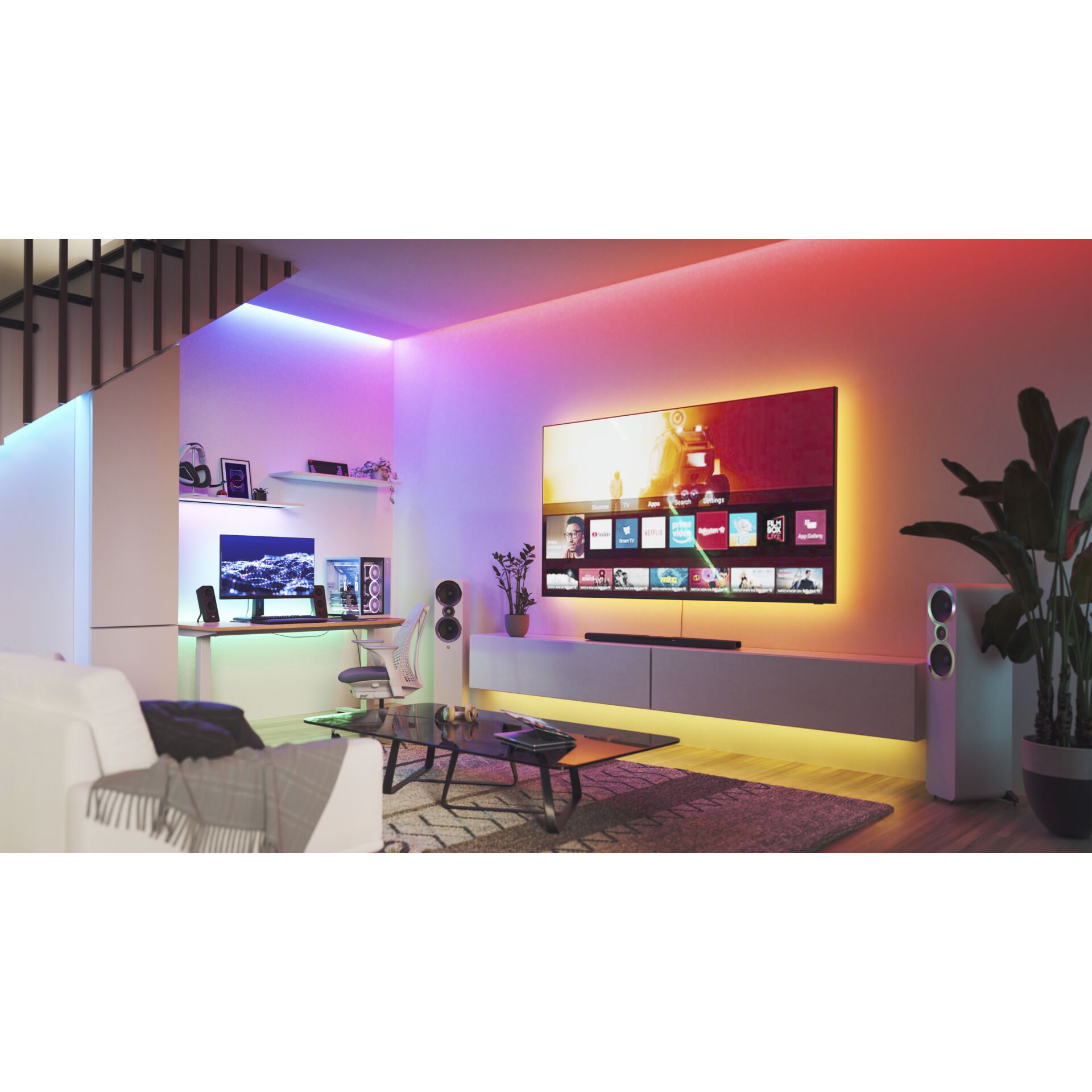 Nanoleaf 4D Screen Mirror + Lightstrip Kit