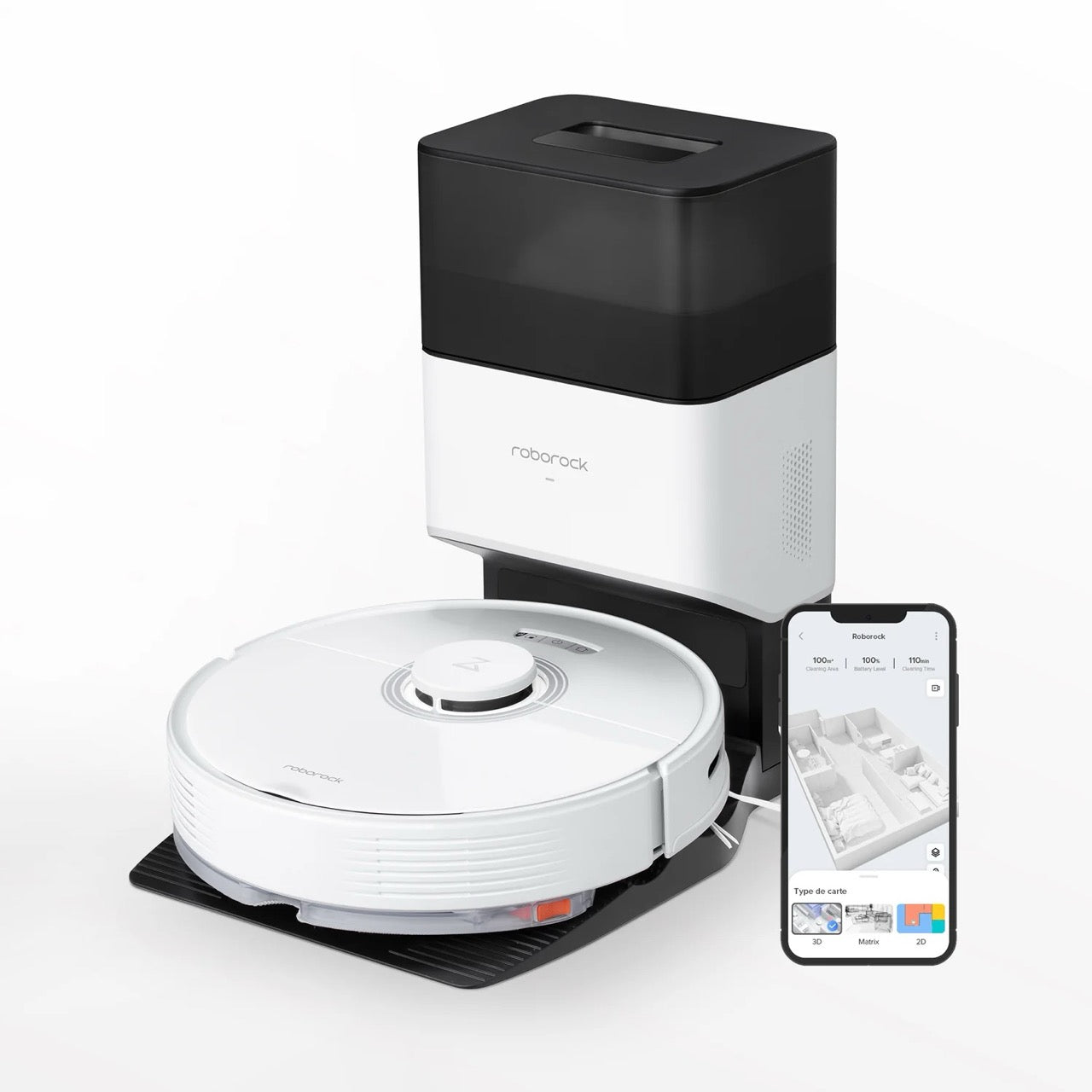 Roborock Q7 Max+ Saug-Wischroboter mit Entleerungsstation
