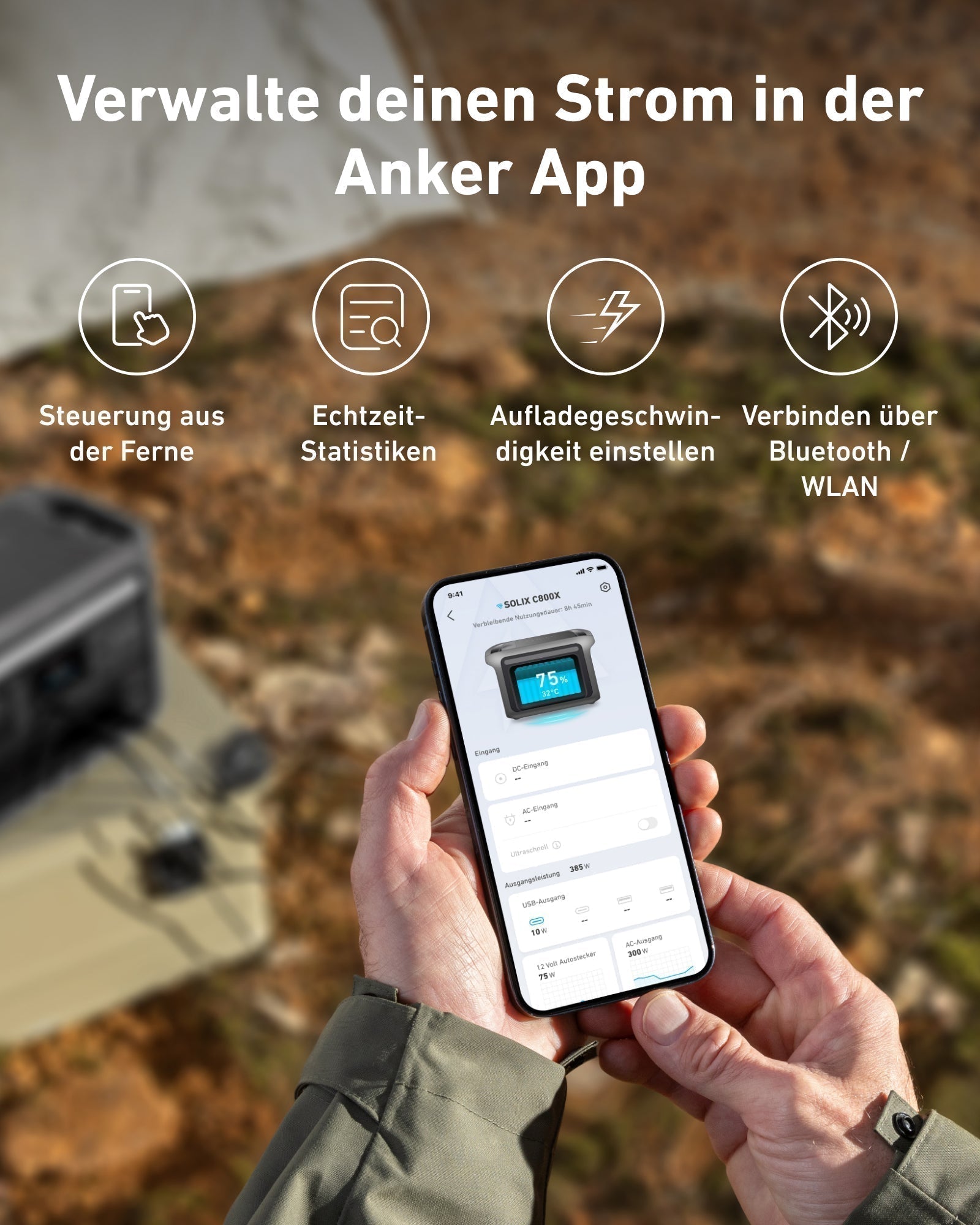 Anker SOLIX C800X PowerStation 768Wh | 1200W