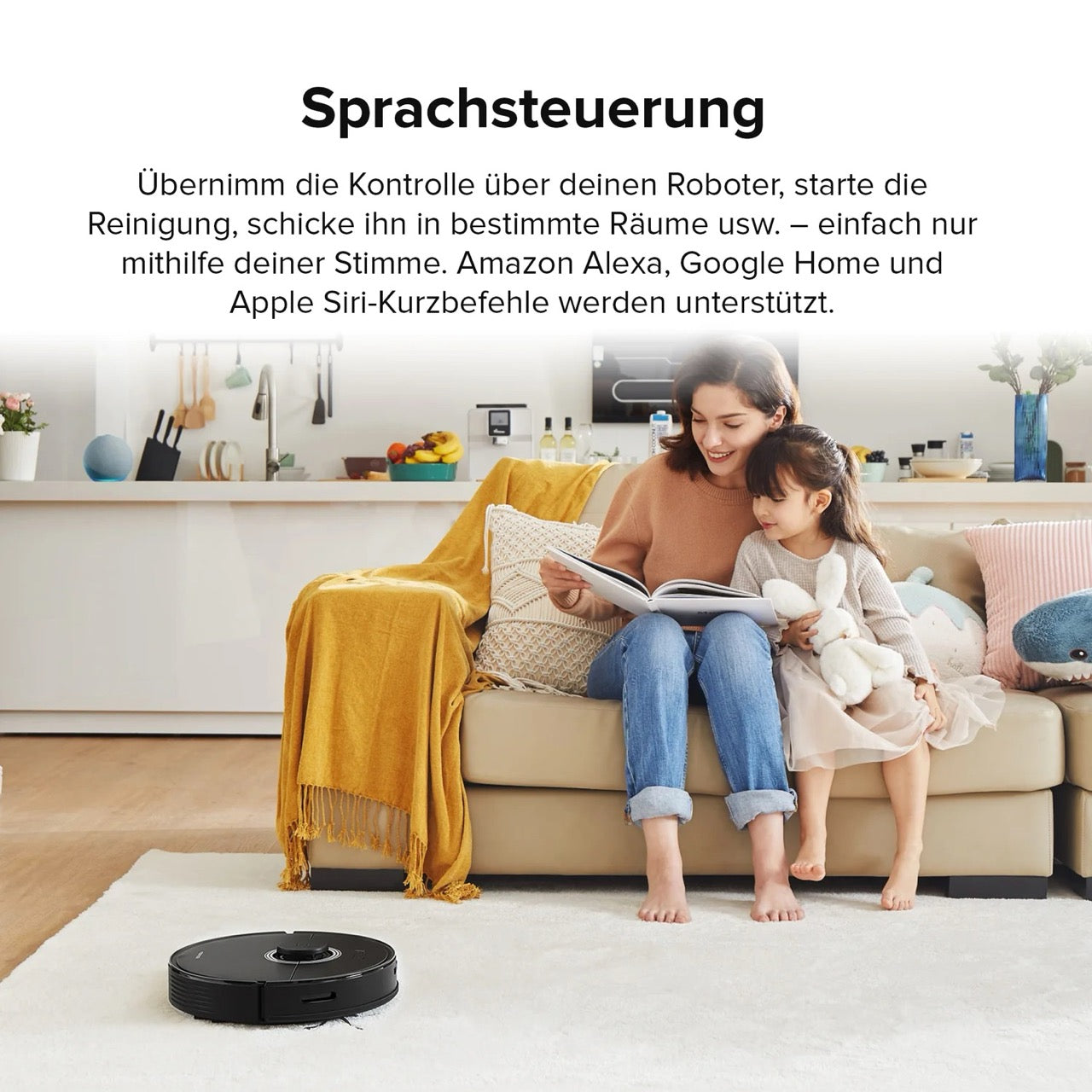 Roborock Q7 Max+ Saug-Wischroboter mit Entleerungsstation